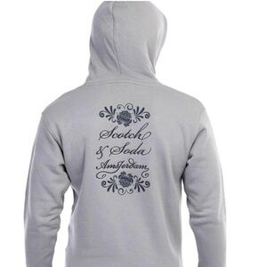 Scotch & Soda Amsterdam Men’s Relaxed Fit Fleece Graphic Hoodie